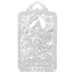 Pt950 Platinum Chinese Zodiac Rabbit Guardian - Manjusri Buddha Pendant
